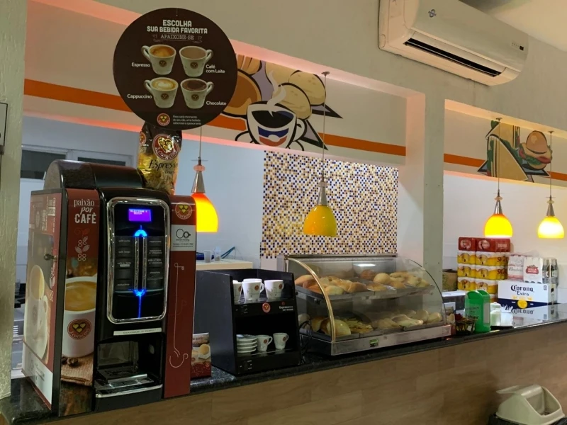 máquina de café profissional conveniência