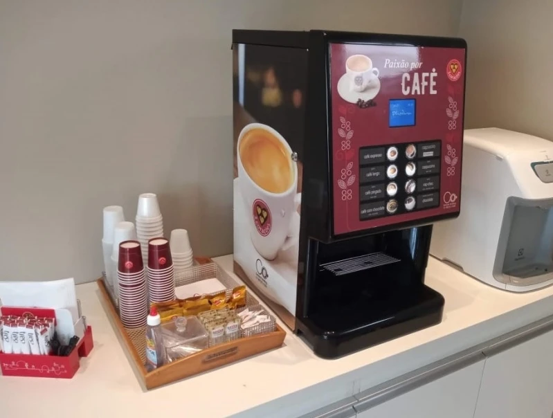 máquina profissional café
